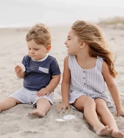 Burt's Bees Baby Burt's Bees Organic Henley Tee & Seersucker Short Set Online