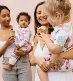 Burt's Bees Baby Burt's Bees Organic One-Piece Snug Fit Sleeper Ice Cream Social Sale