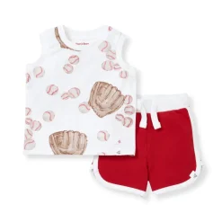 Burt's Bees Baby Burt's Bees Organic Play Ball Cotton Tank & Short Set Discount