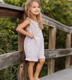 Burt's Bees Baby Burt's Bees Organic Seersucker Romper New