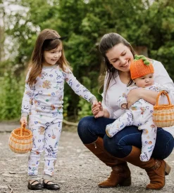 Burt's Bees Baby Burt's Bees Organic Snug Fit Two-Piece Pajamas Halloween Treats Best