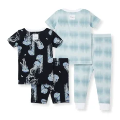 Burt's Bees Baby Burt's Bees Organic Snug Fit Two-Piece Pajamas 2-Pack: I'm Jelly & Printed Tie Dye New