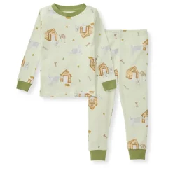 Burt's Bees Baby Burt's Bees Organic Two-Piece Pajamas Dog House Hot