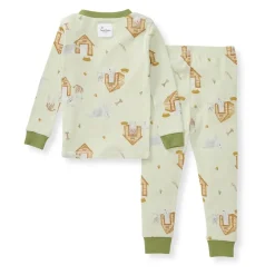 Burt's Bees Baby Burt's Bees Organic Two-Piece Pajamas Dog House Hot