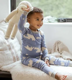 Burt's Bees Baby Burt's Bees Organic Two-Piece Pajamas Polar Mountin Outlet