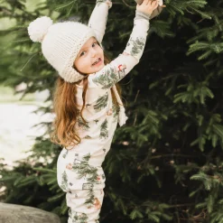 Burt's Bees Baby Burt's Bees Organic Two-Piece Pajamas Christmas Tree Farm New