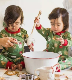 Burt's Bees Baby Burt's Bees Organic Two-Piece Pajamas Holiday Cookies New