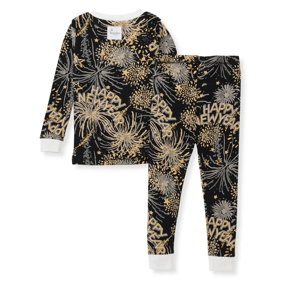 Burt's Bees Baby Burt's Bees Organic Two-Piece Pajamas New Year Cheer! Fashion