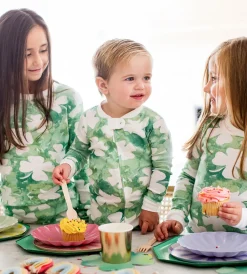 Burt's Bees Baby Burt's Bees Organic Two-Piece Pajamas Artsy Clover Hot