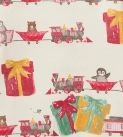 Burt's Bees Baby Burt's Bees Organic Two-Piece Pajamas Holiday Toy Train Discount