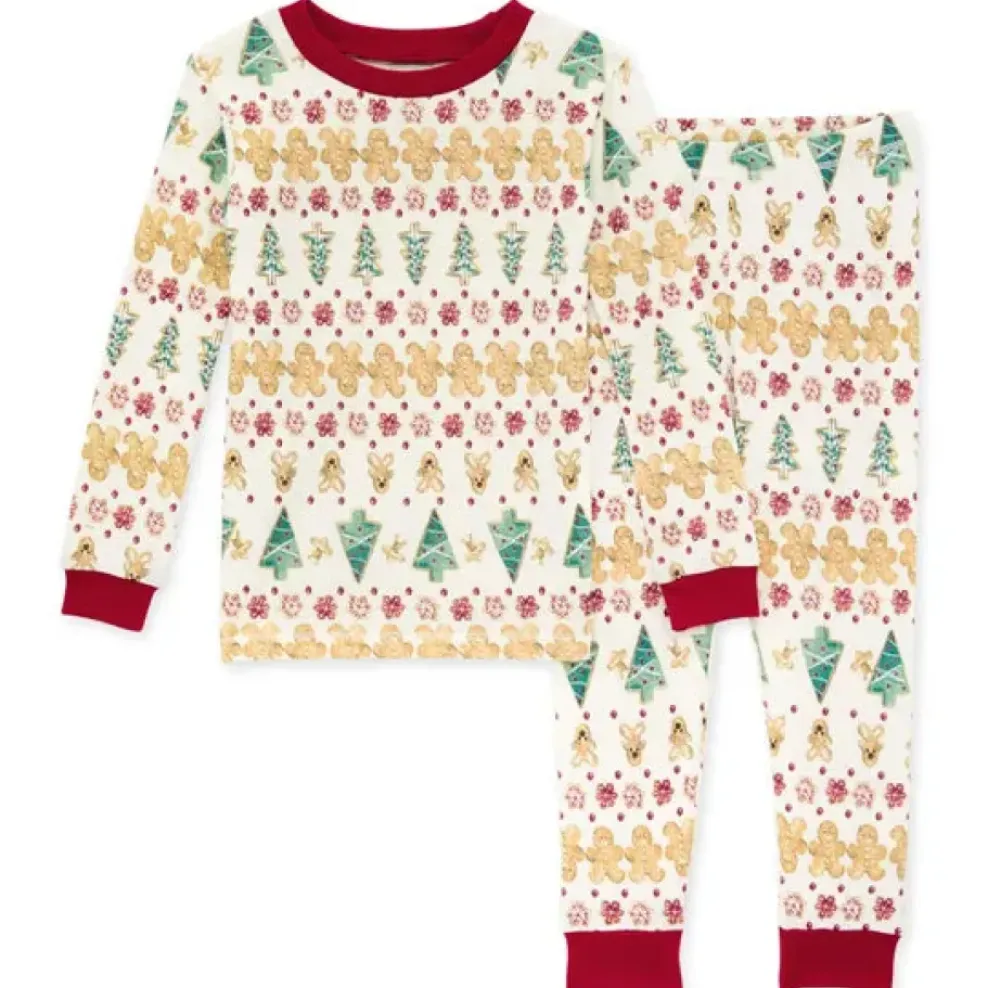 Burt's Bees Baby Burt's Bees Organic Two-Piece Pajamas Gingerbread Fair Isle Hot