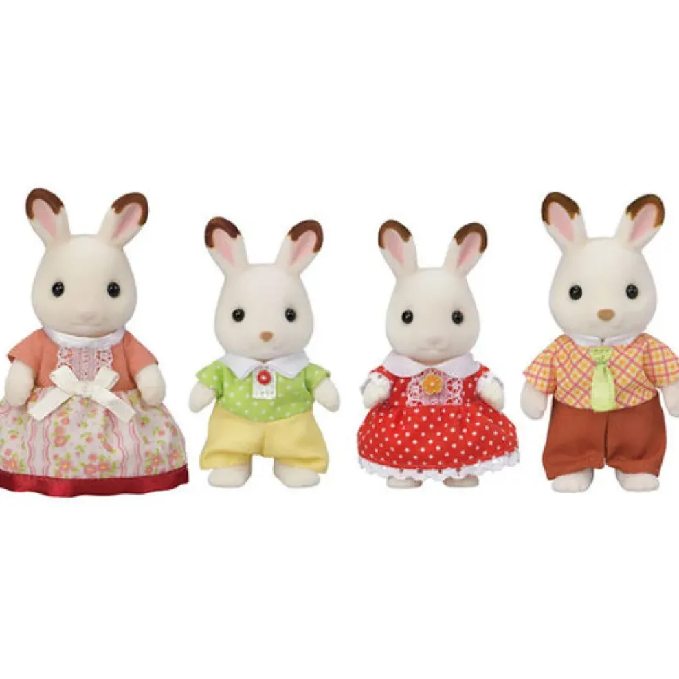 Epoch Calico Critters Chocolate Rabbit Family Sale