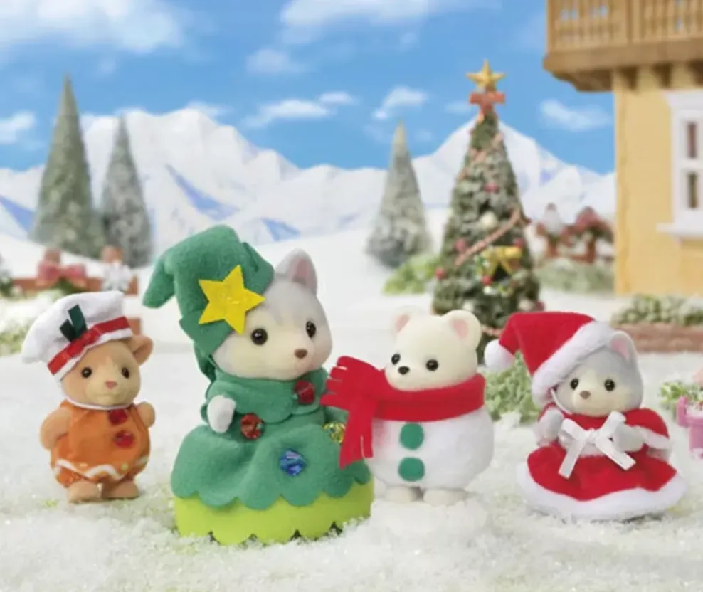 Epoch Calico Critters Happy Christmas Friends Hot