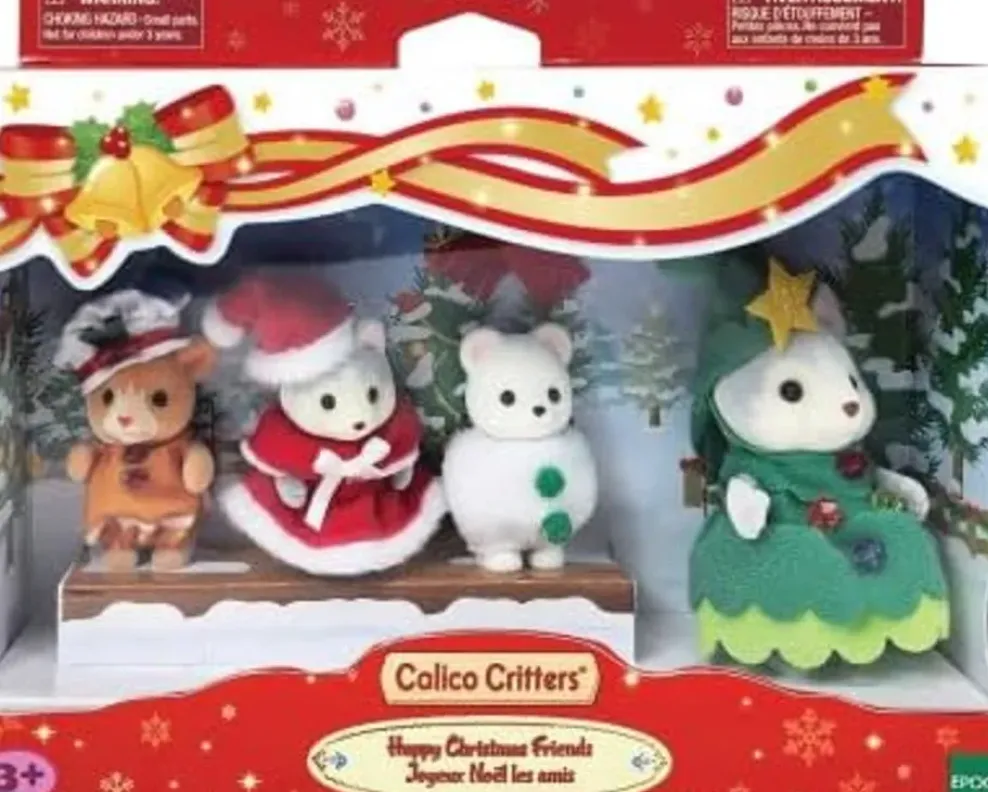 Epoch Calico Critters Happy Christmas Friends Hot
