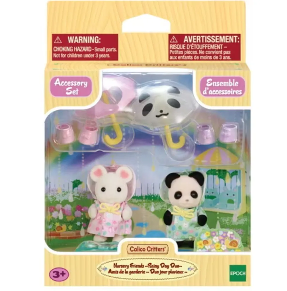Epoch Calico Critters Nursery Friends: Rainy Day Duo Clearance