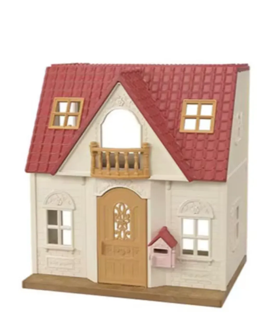 Epoch Calico Critters Red Roof Country Home Gift Set with Secret Attic Playroom Clearance
