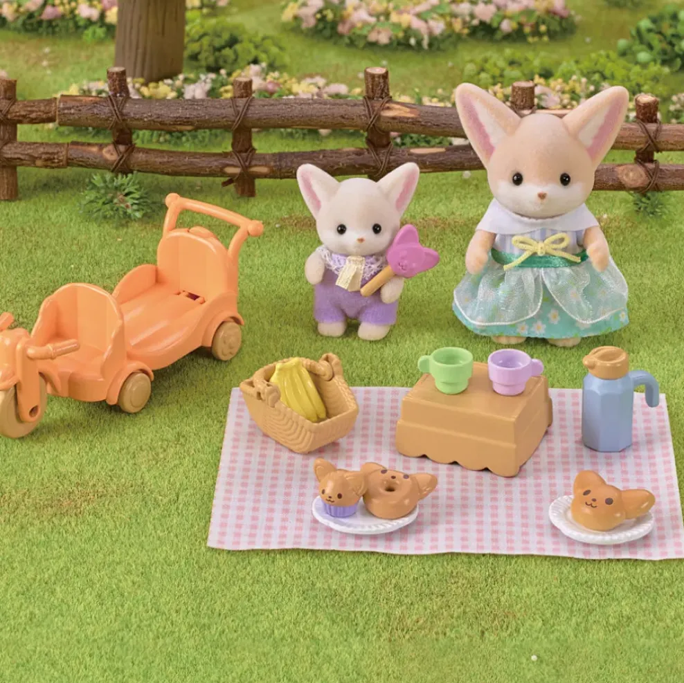 Epoch Calico Critters Sunny Picnic Set Fennec Fox Online