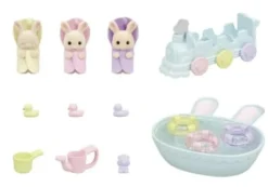 Epoch Calico Critters Triplets Bathtime Set New