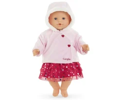 Corolle Dolls Clothes Coat - Heart Petals Clearance
