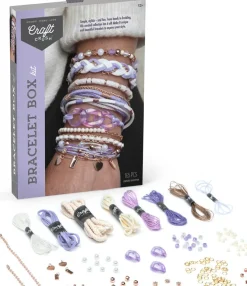 Play Monster Craft Crush Bracelet Box Kit - Lilac Best