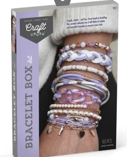 Play Monster Craft Crush Bracelet Box Kit - Lilac Best