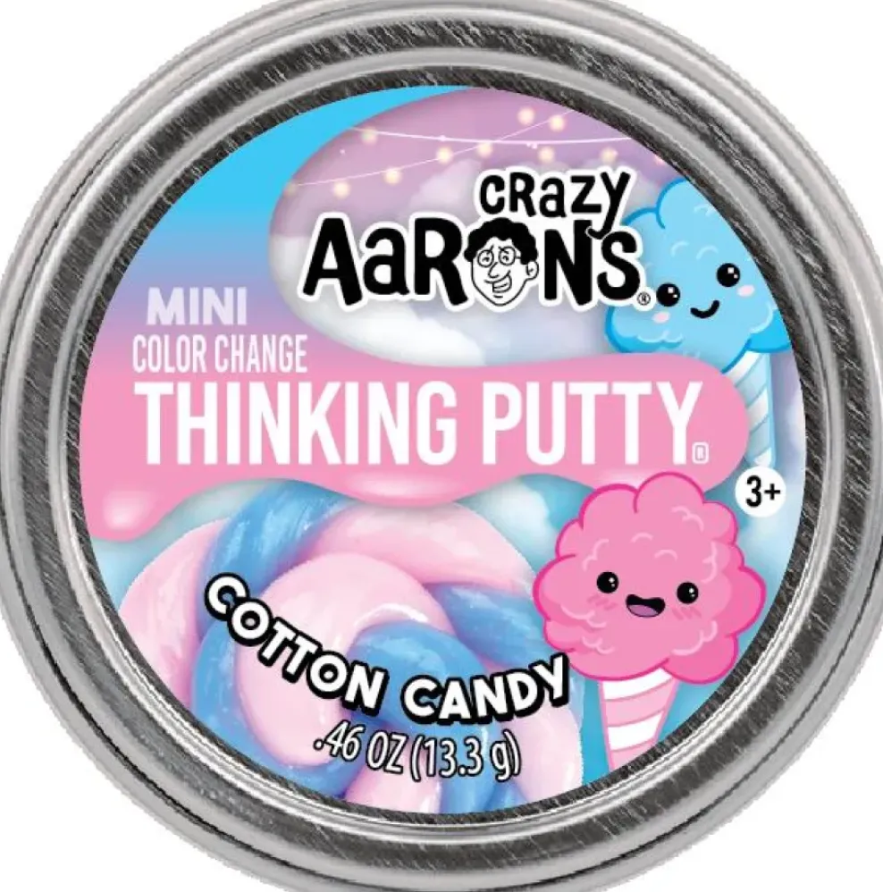 Crazy Aaron's Puttyworld Crazy Aaron's® Thinking Putty® Mini - Cotton Candy New