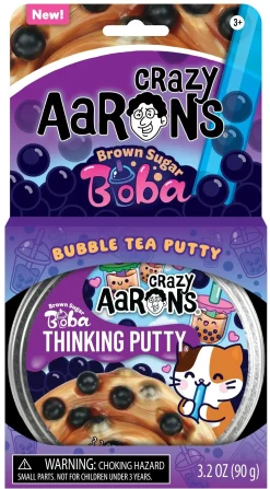 Crazy Aaron's Puttyworld Crazy Aaron's® Thinking Putty®: Brown Sugar Boba Online