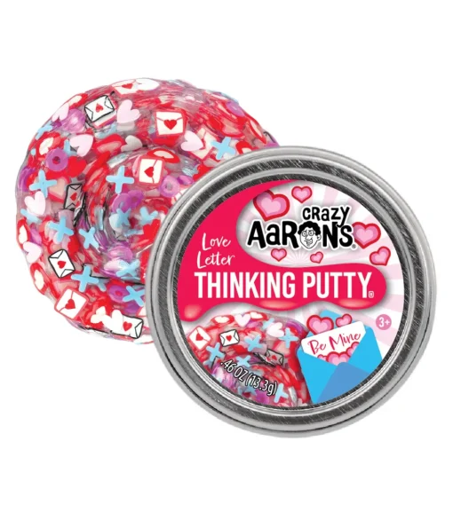 Crazy Aaron's Puttyworld Crazy Aaron's® Thinking Putty® Valentine Mini Love Letters 2024 Clearance