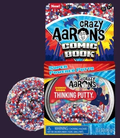 Crazy Aaron's Puttyworld Crazy Aaron's® Thinking Putty® Trendsetters: Comic Book - Discontinued Sale