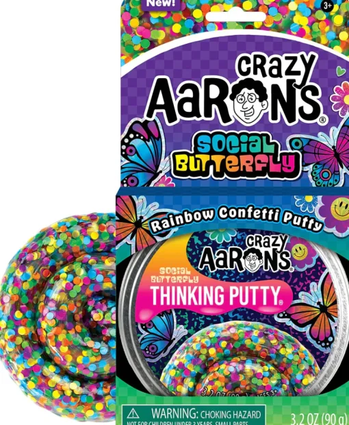 Crazy Aaron's Puttyworld Crazy Aaron's® Thinking Putty® Trendsetters: Social Butterfly Discount