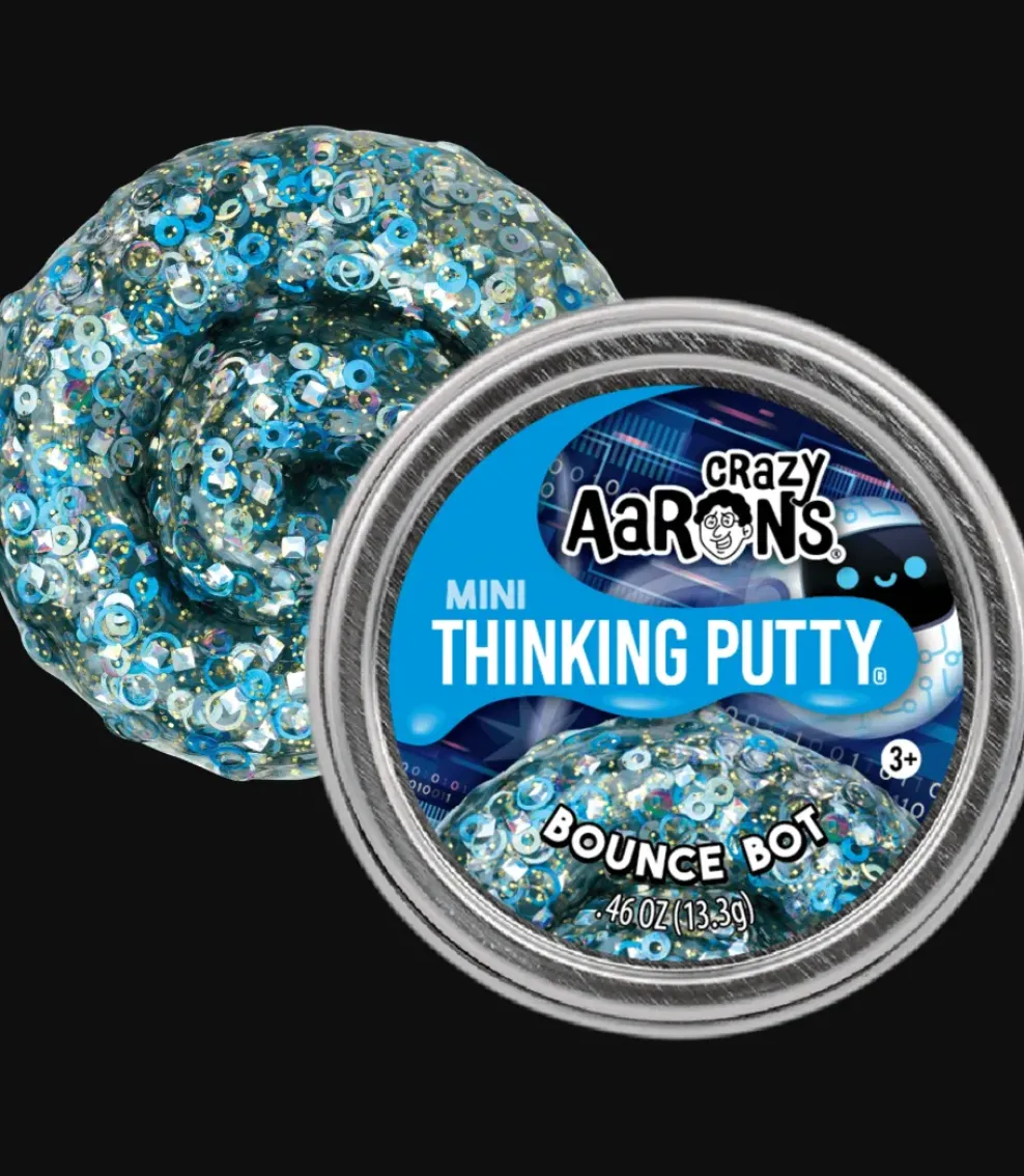 Crazy Aaron's Puttyworld Crazy Aaron's® Thinking Putty® Mini Trendsetter - Bounce Bot Outlet