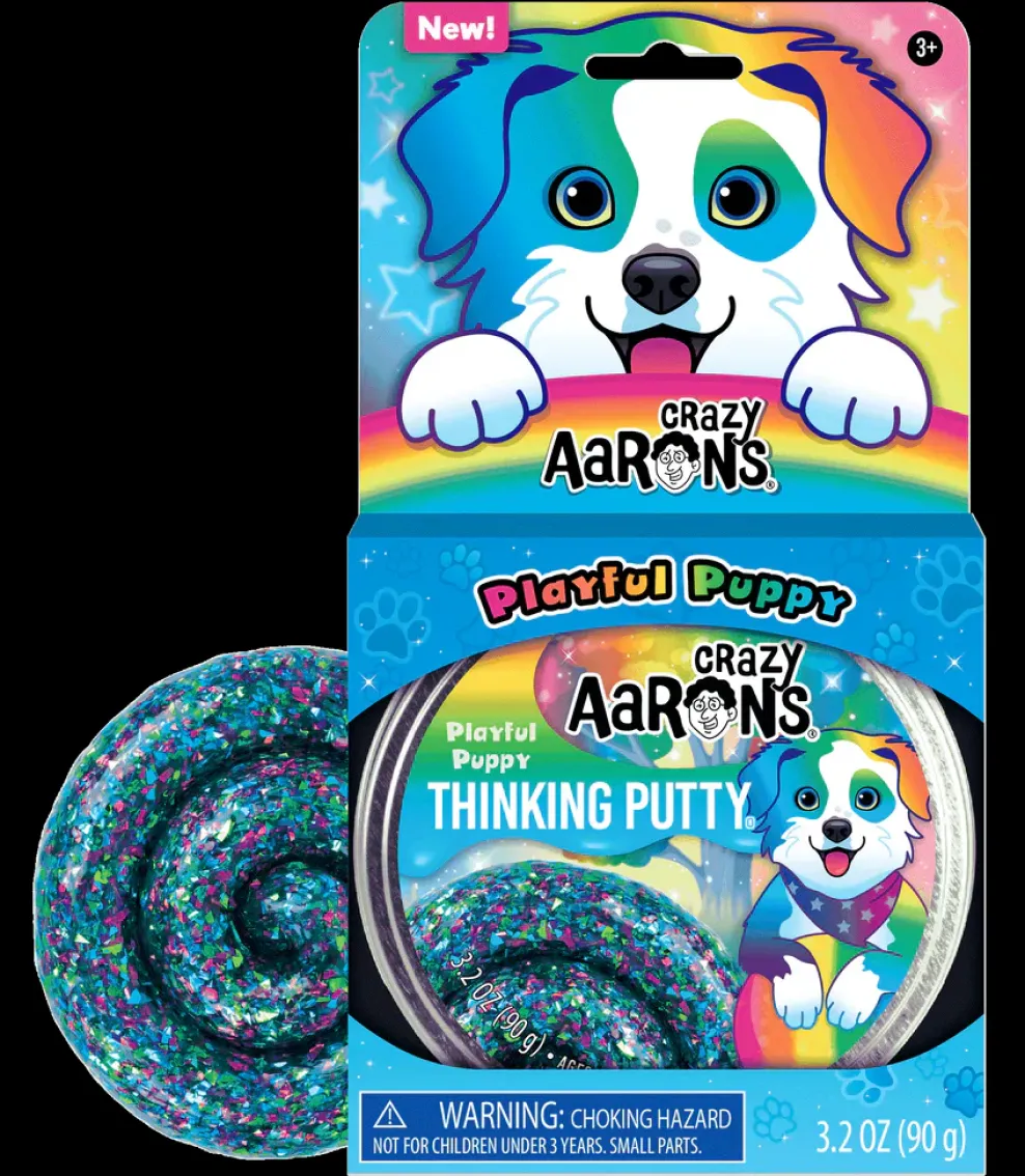 Crazy Aaron's Puttyworld Crazy Aaron's® Thinking Putty® Pets - Playful Puppy New