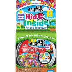 Crazy Aaron's Puttyworld Crazy Aaron's® Thinking Putty® Hide Inside! Arcade Adventure - Discontinued Clearance