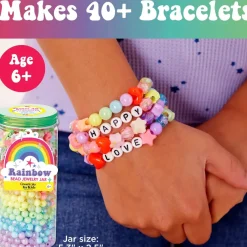 Faber-Castell Creativity for Kids Bead Jewelry Jar: Rainbow Clearance