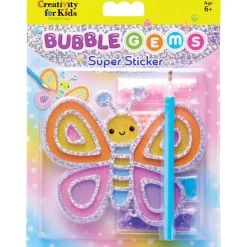 Faber-Castell Creativity for Kids Bubble Gems™ Super Sticker Butterfly Outlet