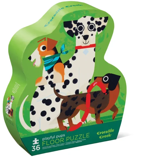 Crocodile Creek 36 Piece Floor Puzzle Playful Pups Hot