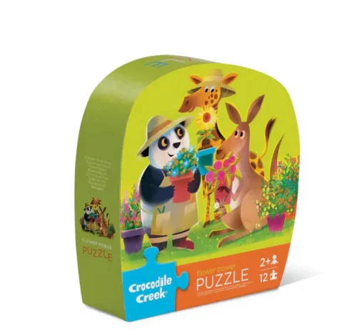 Crocodile Creek 12 Piece Mini Puzzle Flower Power Sale