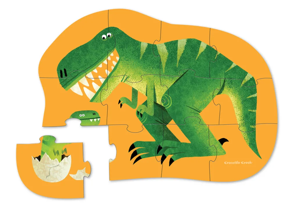 Crocodile Creek 12 Piece Mini Puzzle Just Hatched Hot
