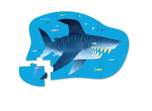 Crocodile Creek 12 Piece Mini Puzzle Shark City Best