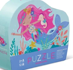 Crocodile Creek 12 Piece Mini Puzzle Mermaid Dreams New