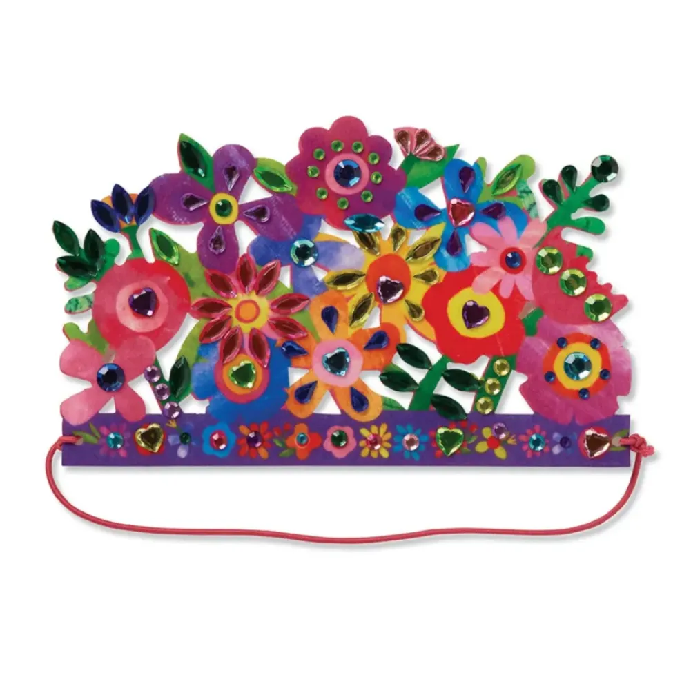 Crocodile Creek Jewel Art: Crowns & Unicorn Flowers New