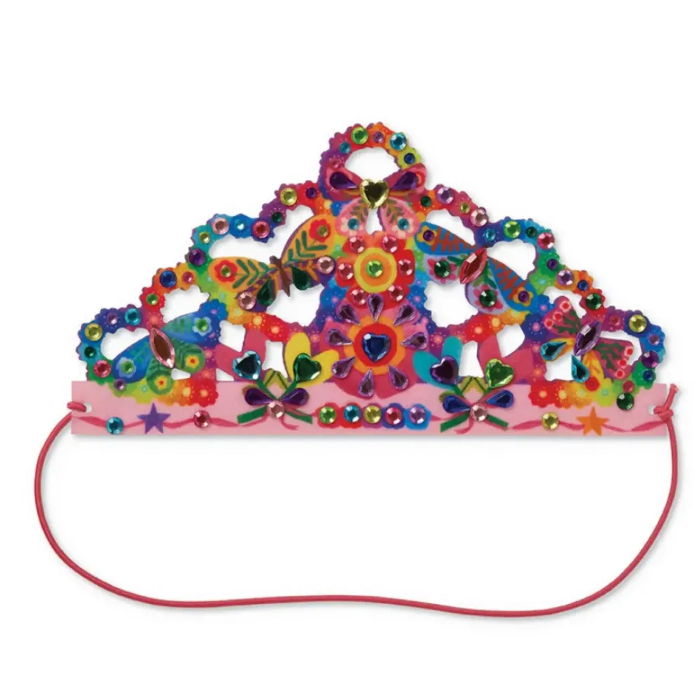 Crocodile Creek Jewel Art: Crowns & Unicorn Flowers New