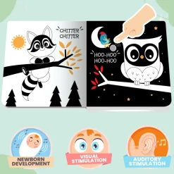 Ditty Bird ® Black and White Sound Book for Newborns Outlet