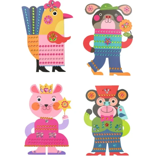 Djeco Collage Craft Kit: Sparkles Sticker Hot
