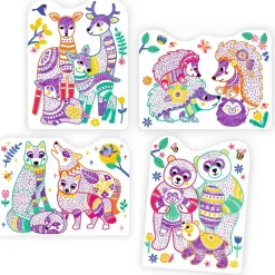 Djeco Coloring: Forest Families Clearance