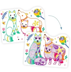 Djeco Coloring: Forest Families Clearance