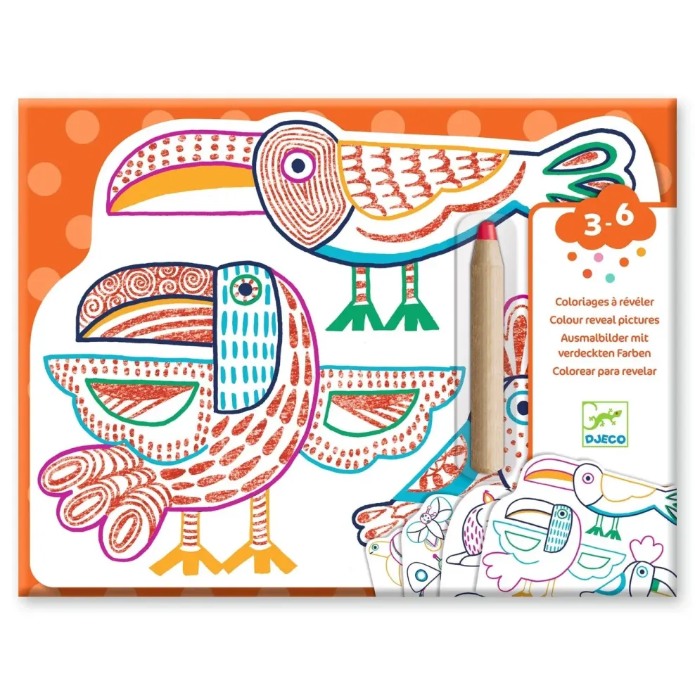 Djeco Coloring: Wild Families Online