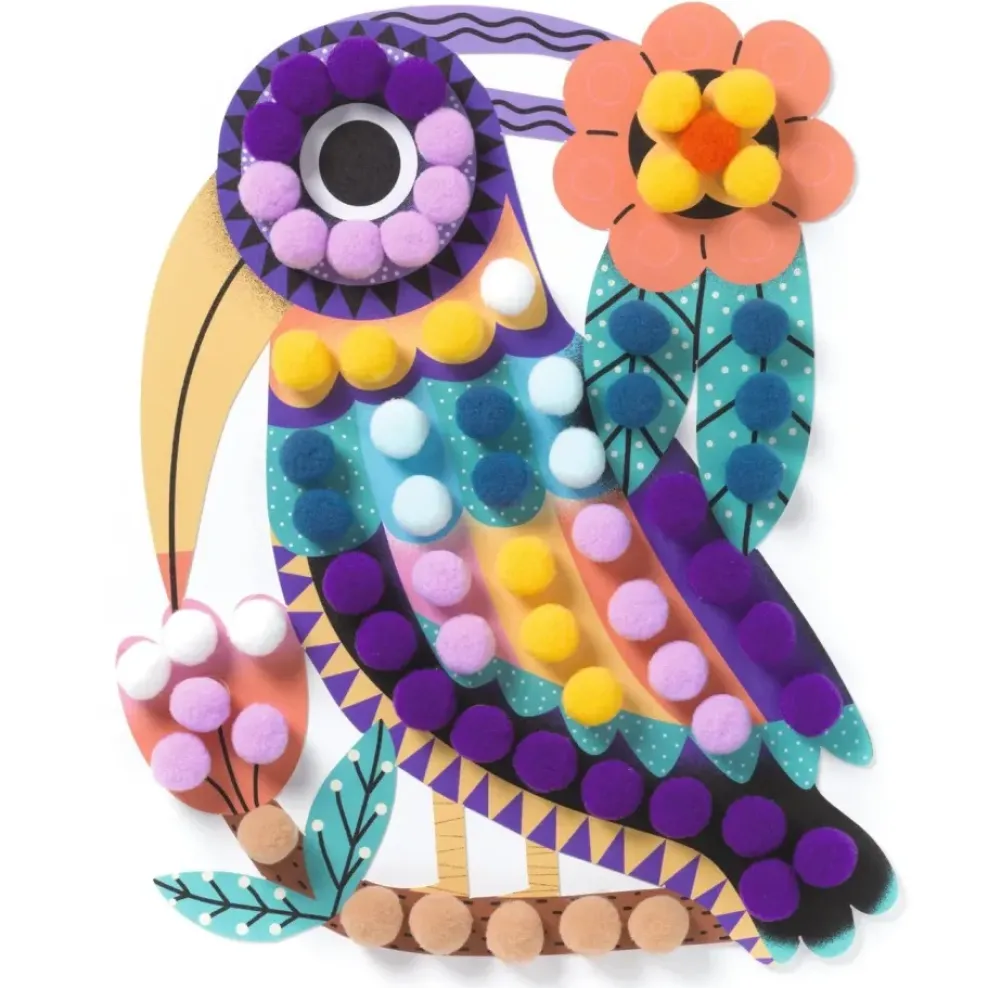Djeco Create with Pompoms Fashion