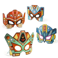Djeco DIY Super Robots Masks Fashion