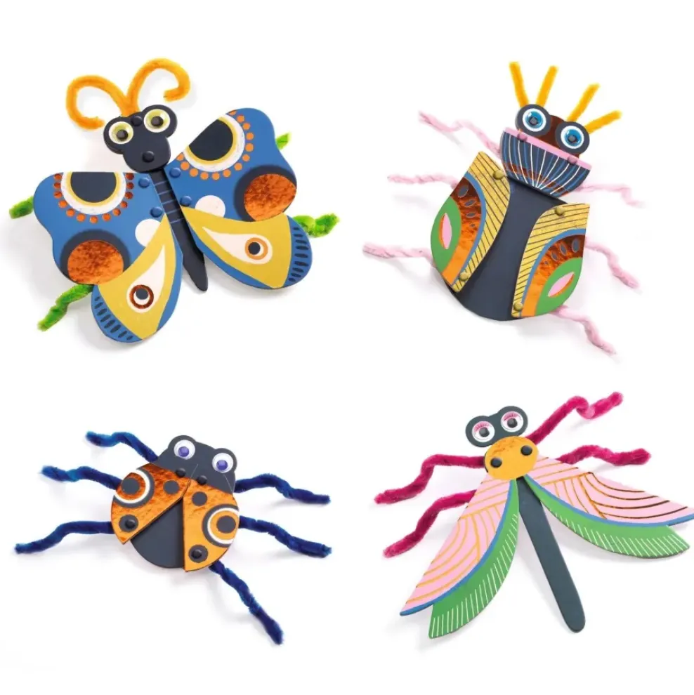 Djeco Fuzzy Bugs 3D Collage Outlet
